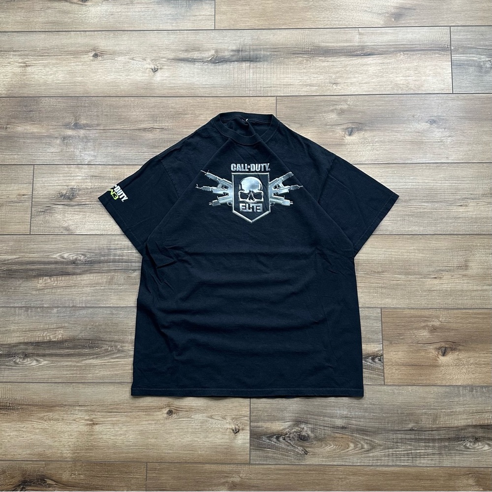2011 Call of Duty MW3 Elite Black Graphic Tee